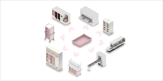 院内物流の管理・運用をよりスムーズに